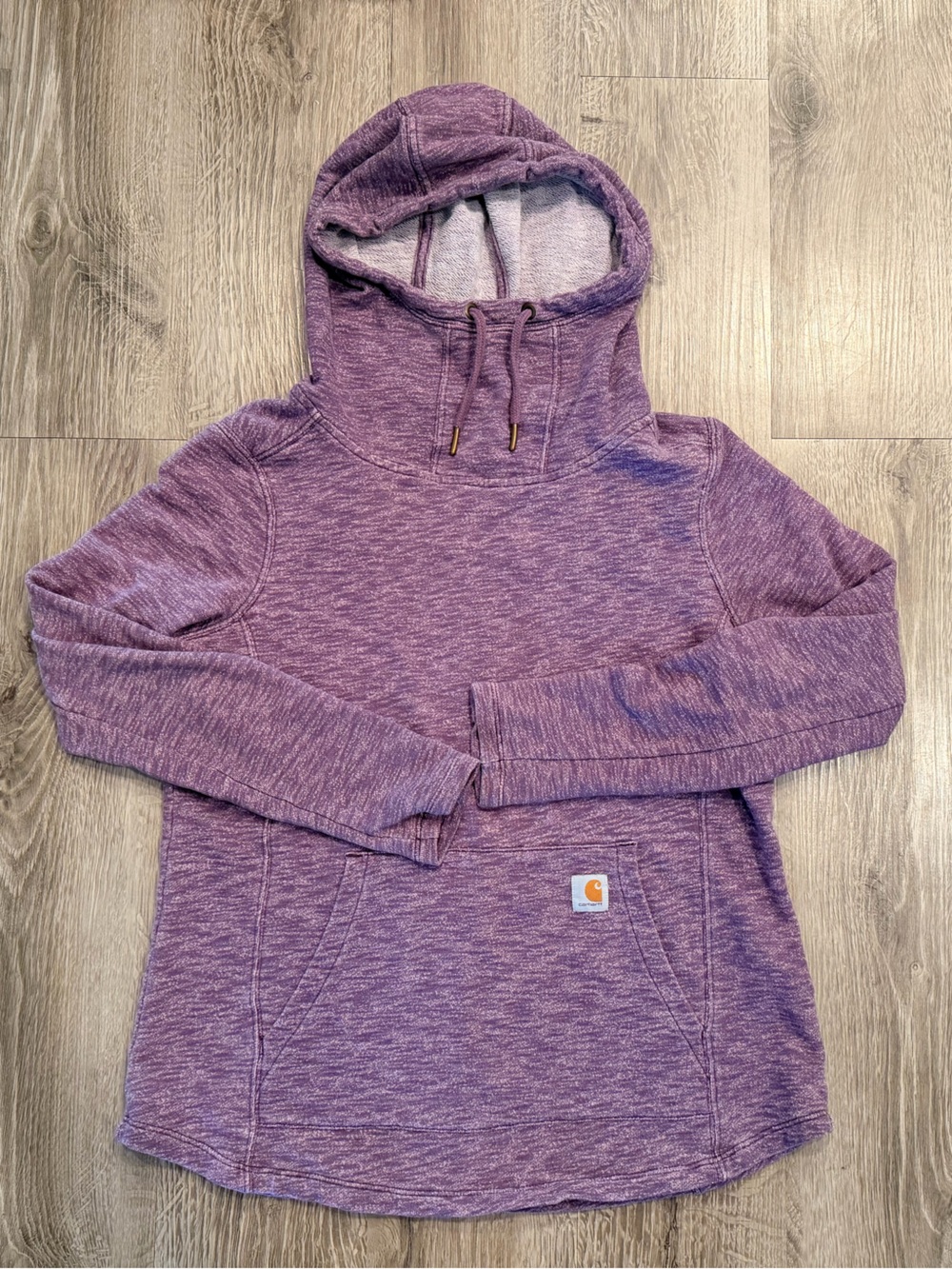 Carhartt Purple Heathered Pullover Hoodie